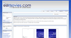 Desktop Screenshot of eslmovies.com
