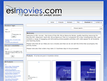 Tablet Screenshot of eslmovies.com